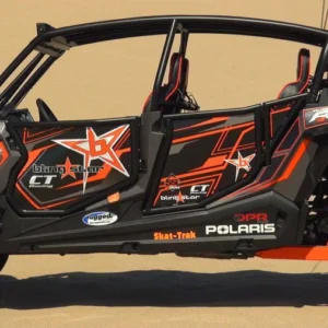 Blingstar Black Suicide Doors for Polaris RZR XP 1000 4 Turbo 4 Turbo S 4